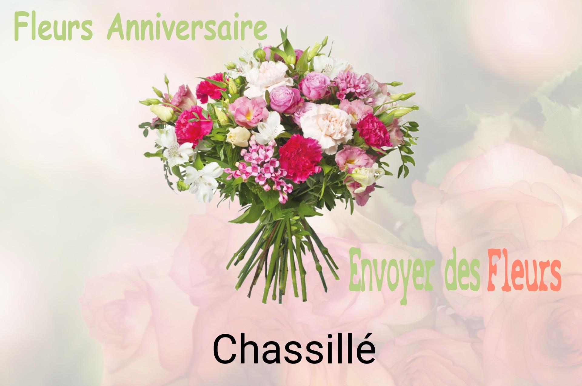 Bouquet de fleurs d’anniversaire livré à Chassillé
